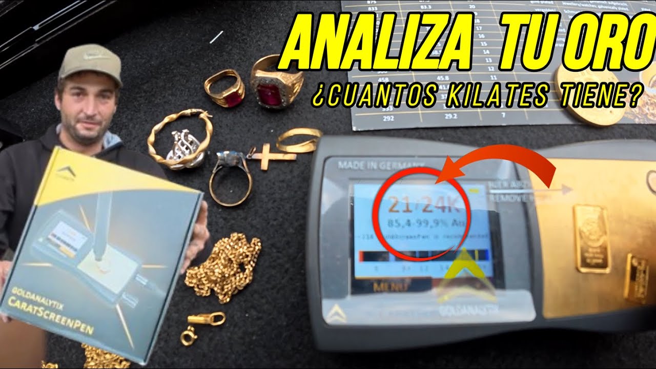 Analiza TU ORO &iquest;cu&aacute;ntos kilate tiene? (GOLDANALYTIX CARATSCREENPEN)