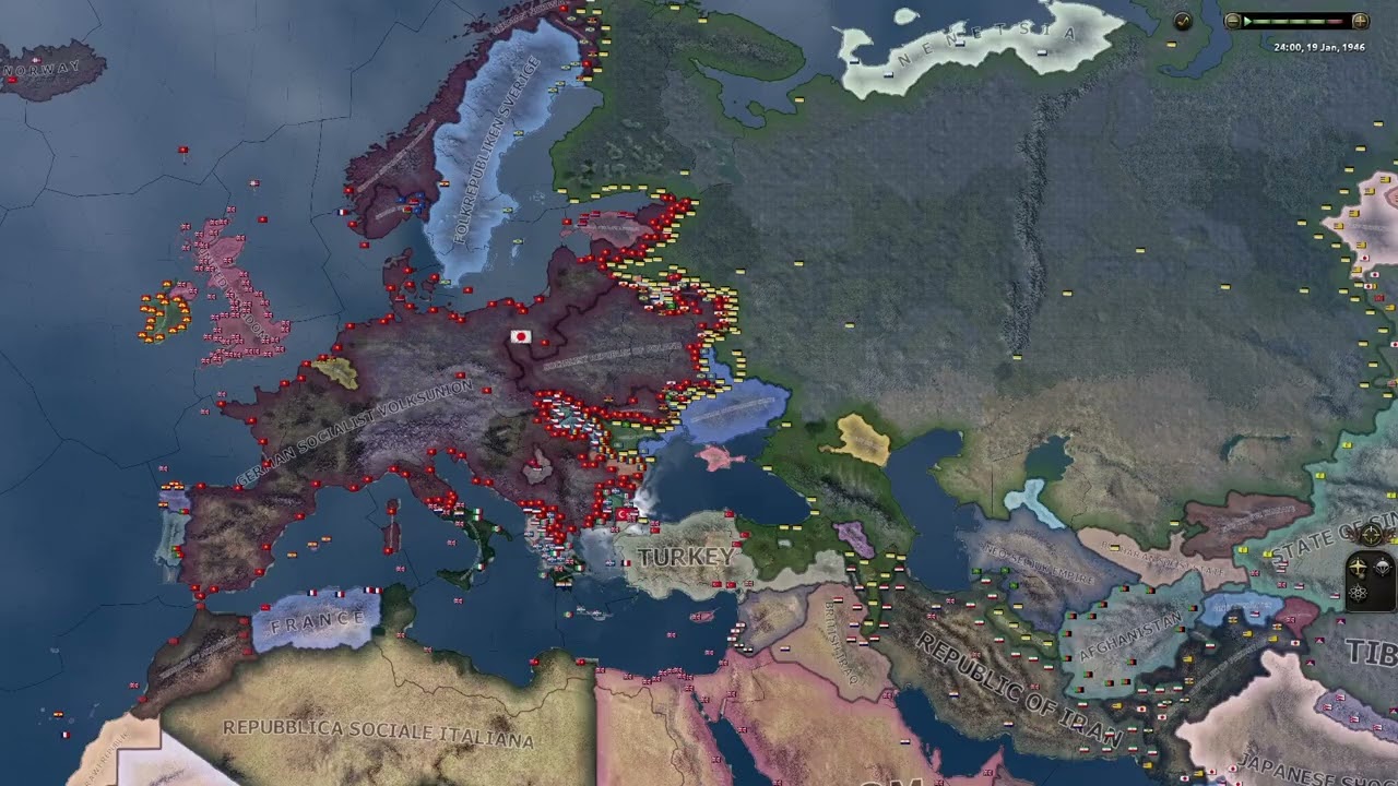 The rise of Red Germany - HOi4 Timelapse
