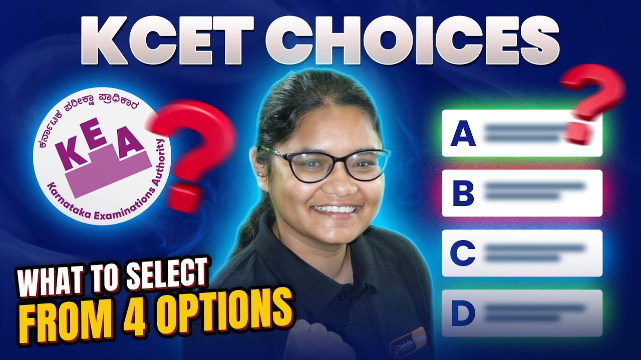 KCET 4 Choices Confusion? 📌 Here’s What You MUST Pick! | KCET Round 1 Choices Explained 🎯