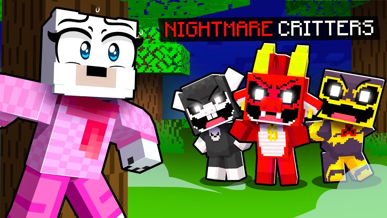 Scaring My Friends as NIGHTMARE CRITTERS in Minecraft!