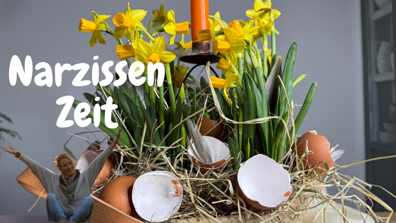 DIY Osterdeko für drinnen & draußen 🧡 CENTERPIECES mit dem Frühstücksei 💛