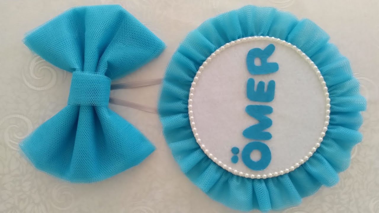 Bebek Hastane Odası Kapı Süsü Yapımı! / Super Door Decoration For Baby Room