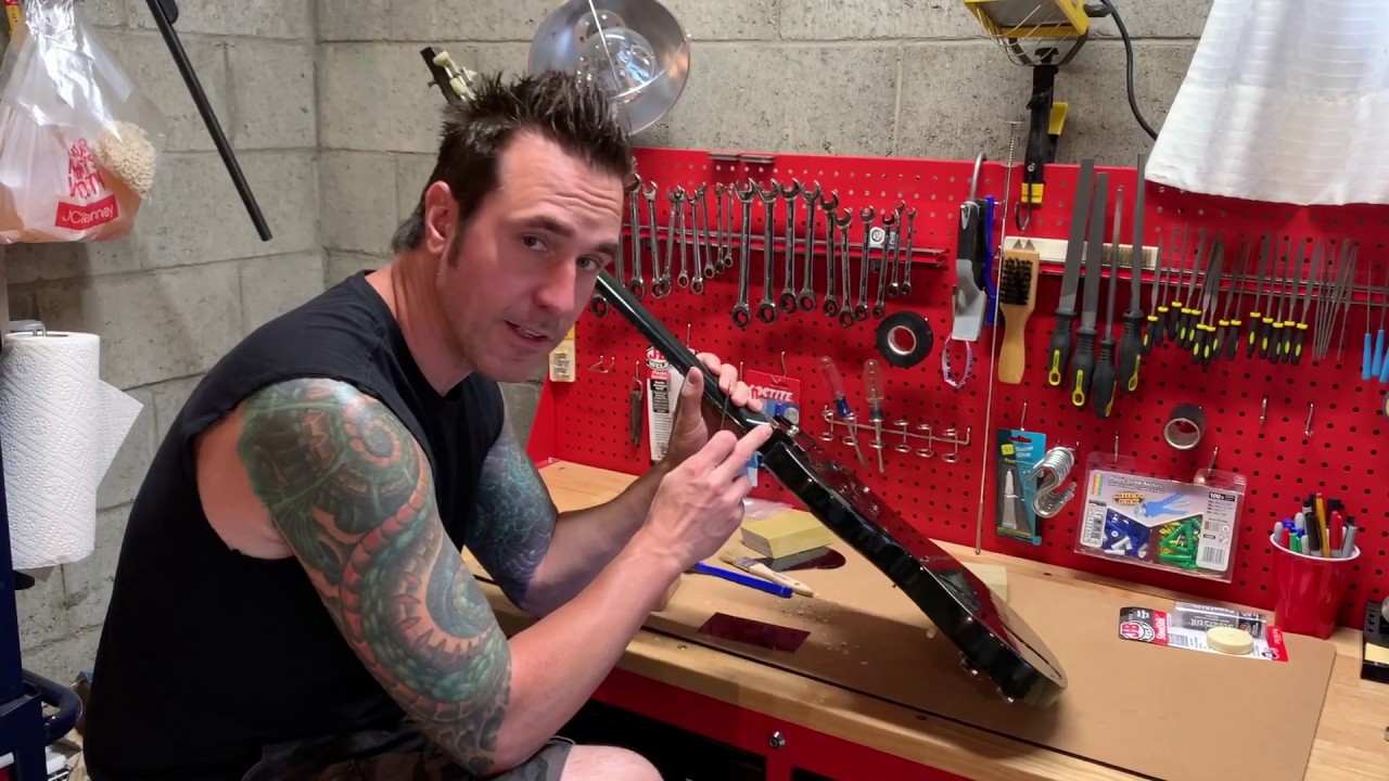 Guitar Neck Paint Removal Stripping