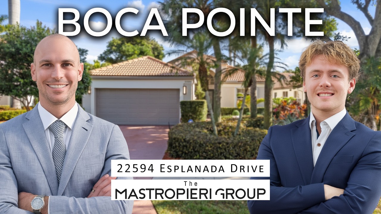 Boca Raton House Tour | Boca Pointe | 22594 Esplanada Dr