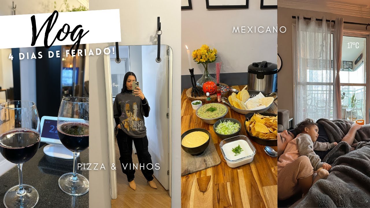FERIADO PROLONGADO, COMIDA MEXICANA NO APÊ, NOITE DA PIZZA COM VINHOS E O ALHO NEGRO DEU CERTO!