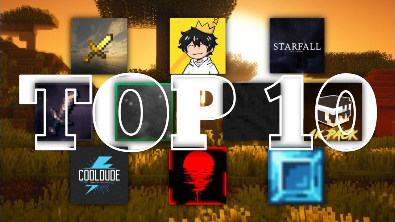 TOP 10 BEST Texture Packs For PvP On MCPE/MCBE 1.21+