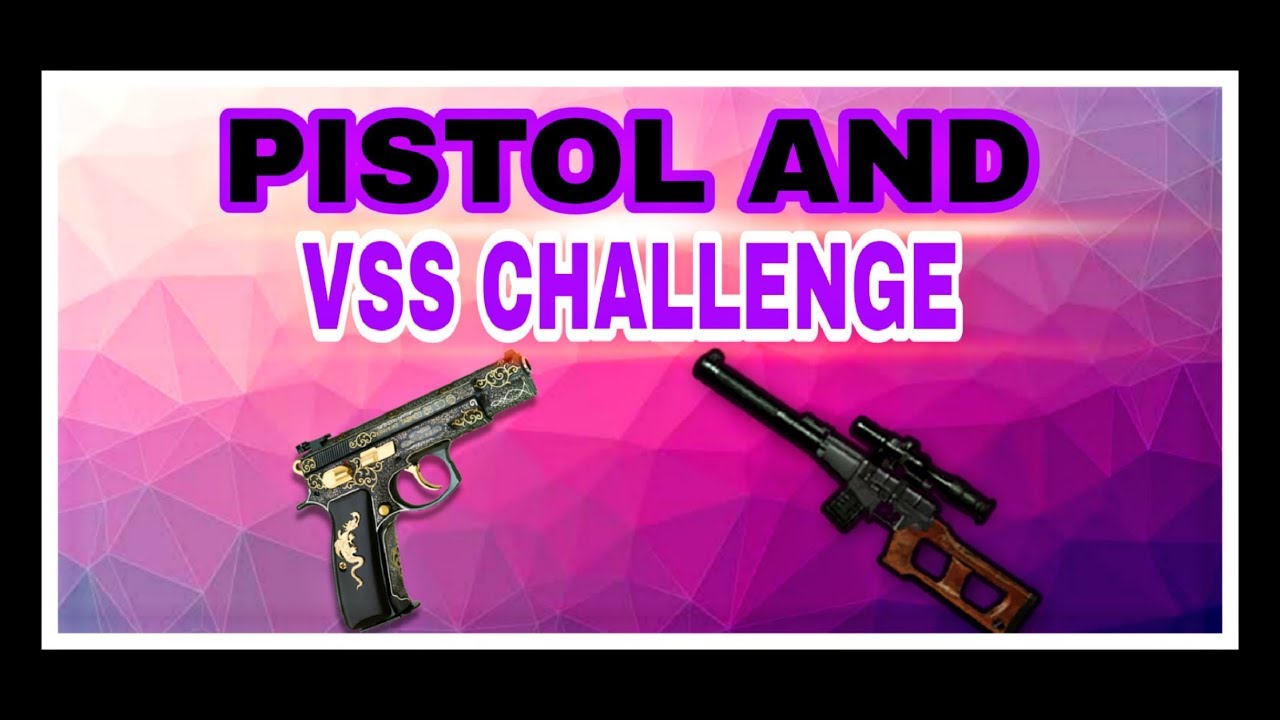 Rushing With Pistol And VSS | Pistol And VSS Challenge with TricolourGaming.