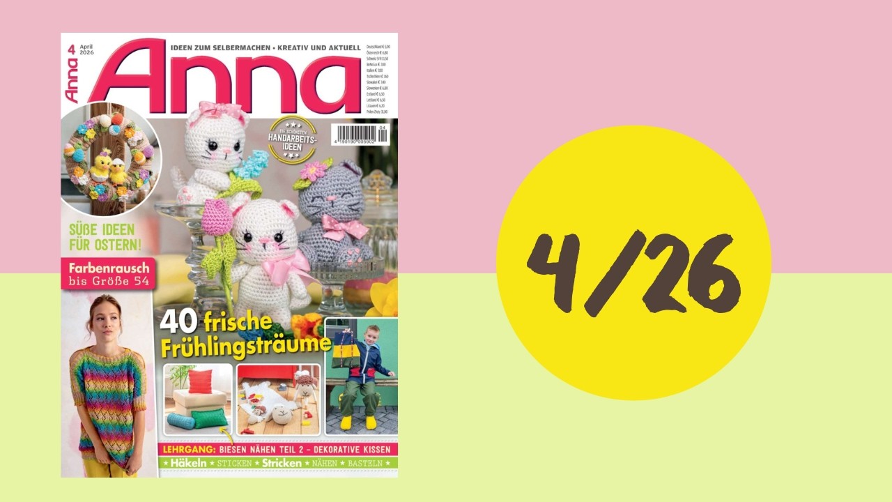 🧣Anna 4/2026 I Knitting Magazine Flip Through