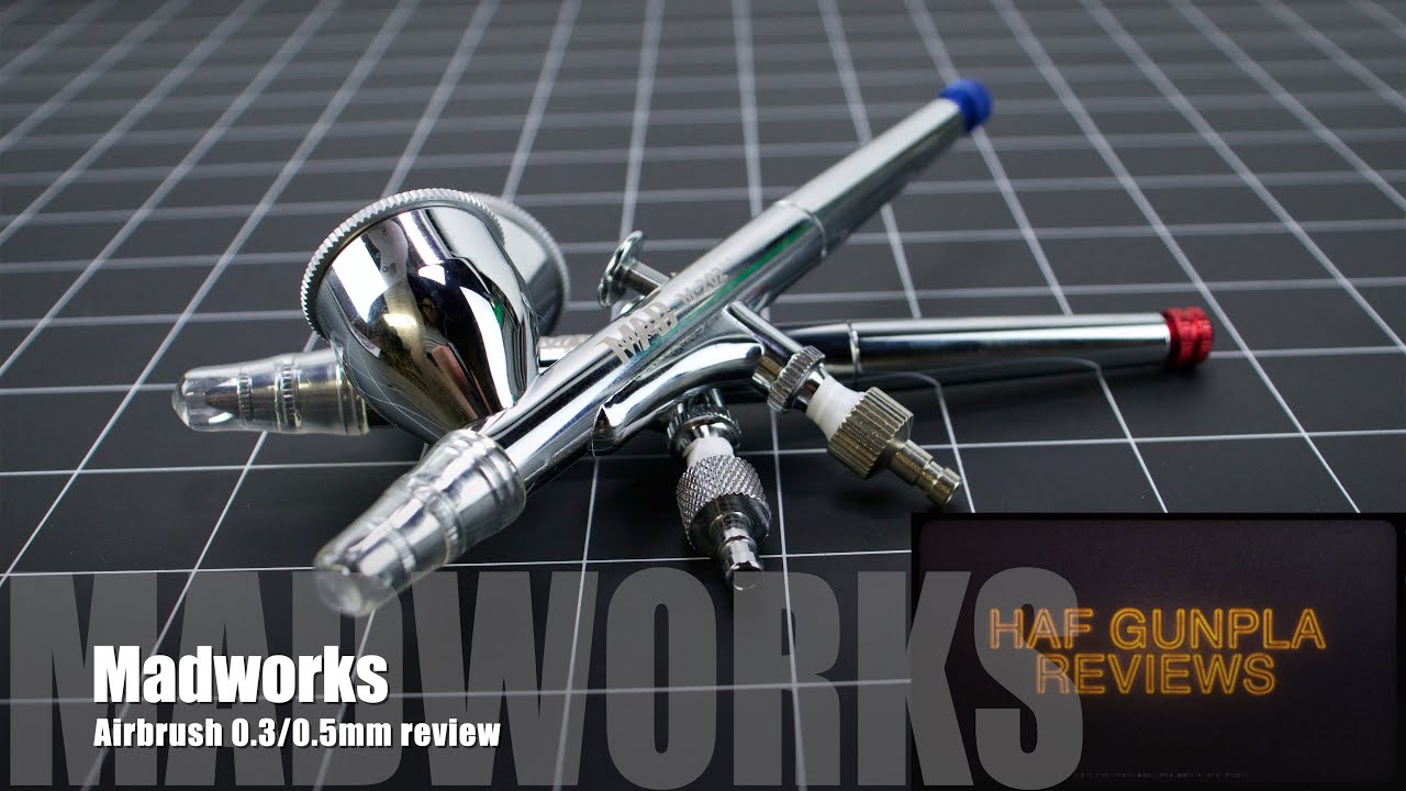 Madworks Airbrush⎜Review⎜Gunpla│ inexpensive Quality Airbrush