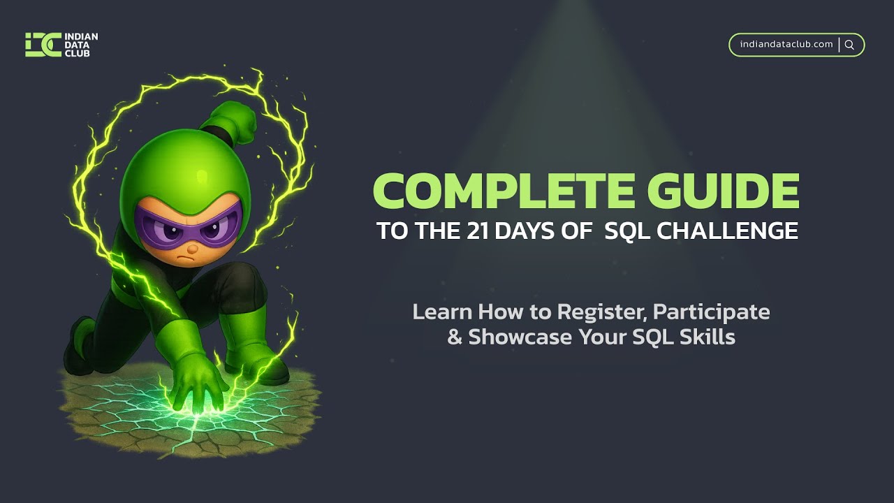Complete Guide to the 21 Days of SQL Challenge | IDC