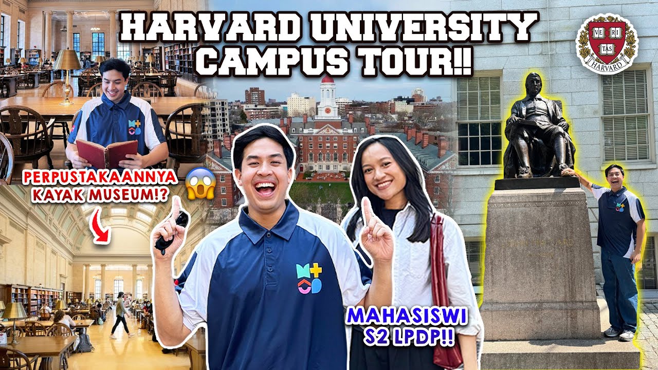 KELILING KAMPUS IMPIANKU!! HARVARD UNIVERSITY TOUR! TERHARU 🥹