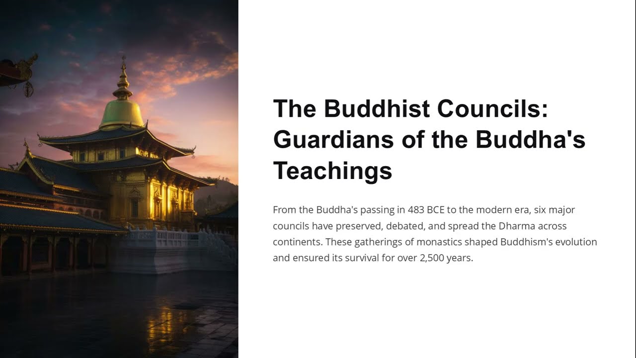 Ancient Buddhist Councils: Guarding the Teachings for 2500 Years