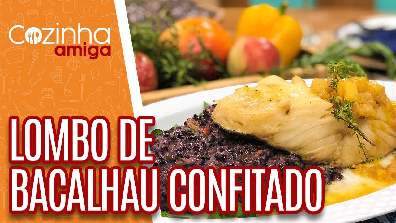 Lombo de Bacalhau Confitado e Arroz Negro - Danilo Galhardo | Cozinha Amiga (22/12/21)