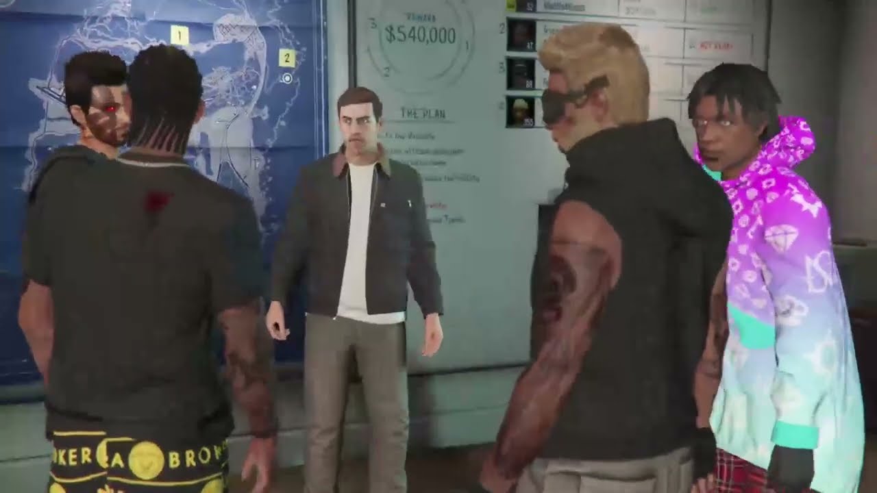 Grand Theft Auto V Heist Humane Labs No-Radar Challenge Complete