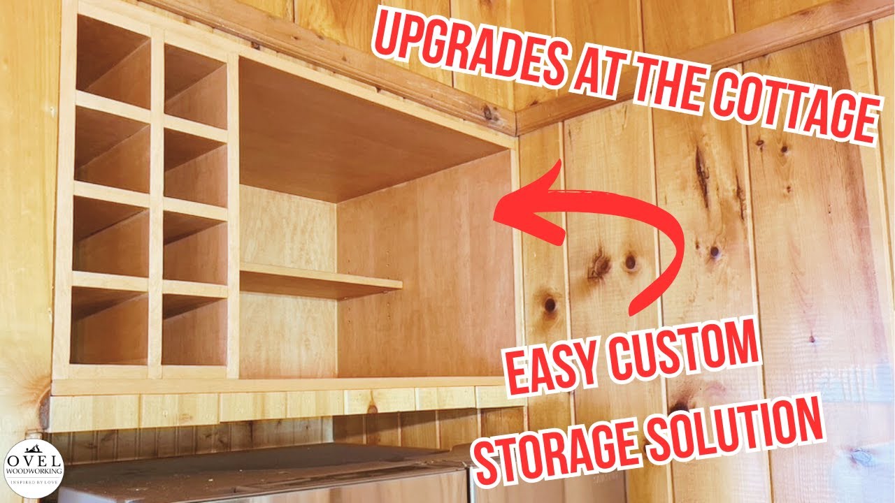 CUSTOM Built-in Wine & Storage Cabinet || Finishing Off The Cottage Kitchen Renovation