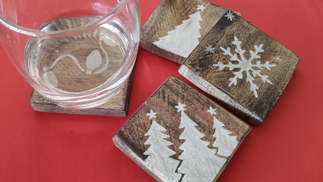 Christmas Coaster + Cheaper World - DIY Easy Pallets
