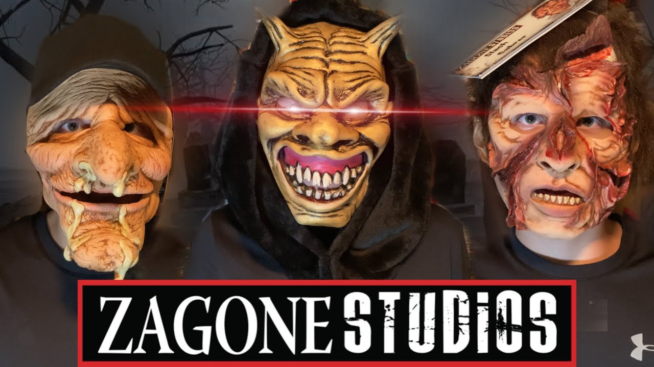 Zagone Studios Halloween Mask Unboxing and Review | Halloween 2021
