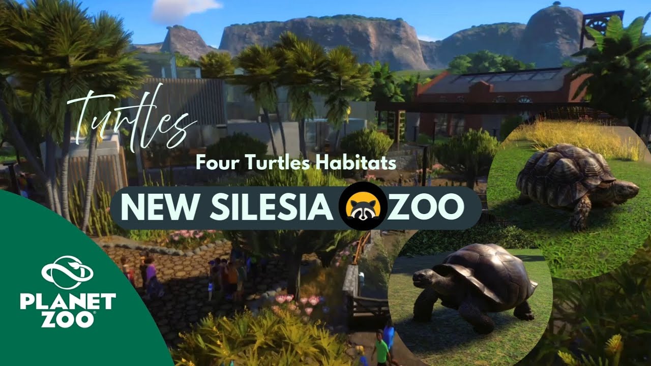 Four Turtles Habitatas | NEW SILESIA ZOO | Planet Zoo | Speed Build