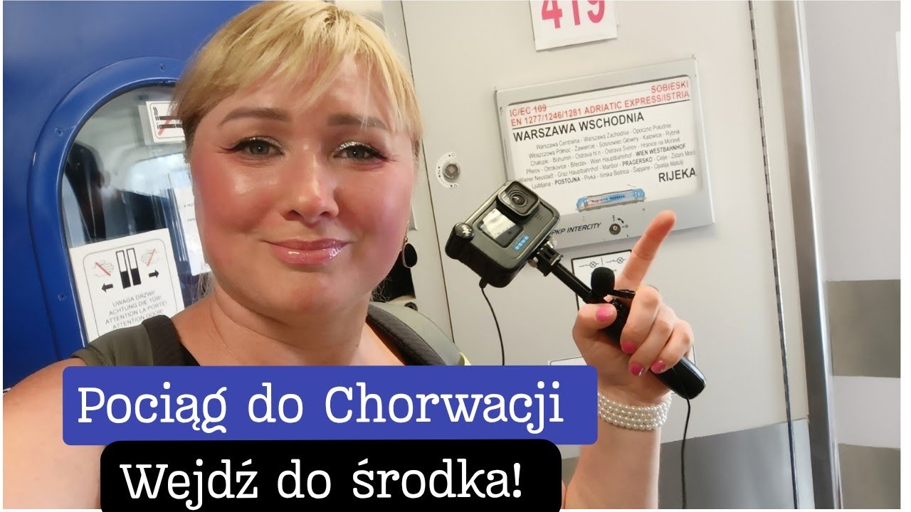 POCIĄG DO CHORWACJI ADRIATIC EXPRESS - pokazuję wagony w środku!
