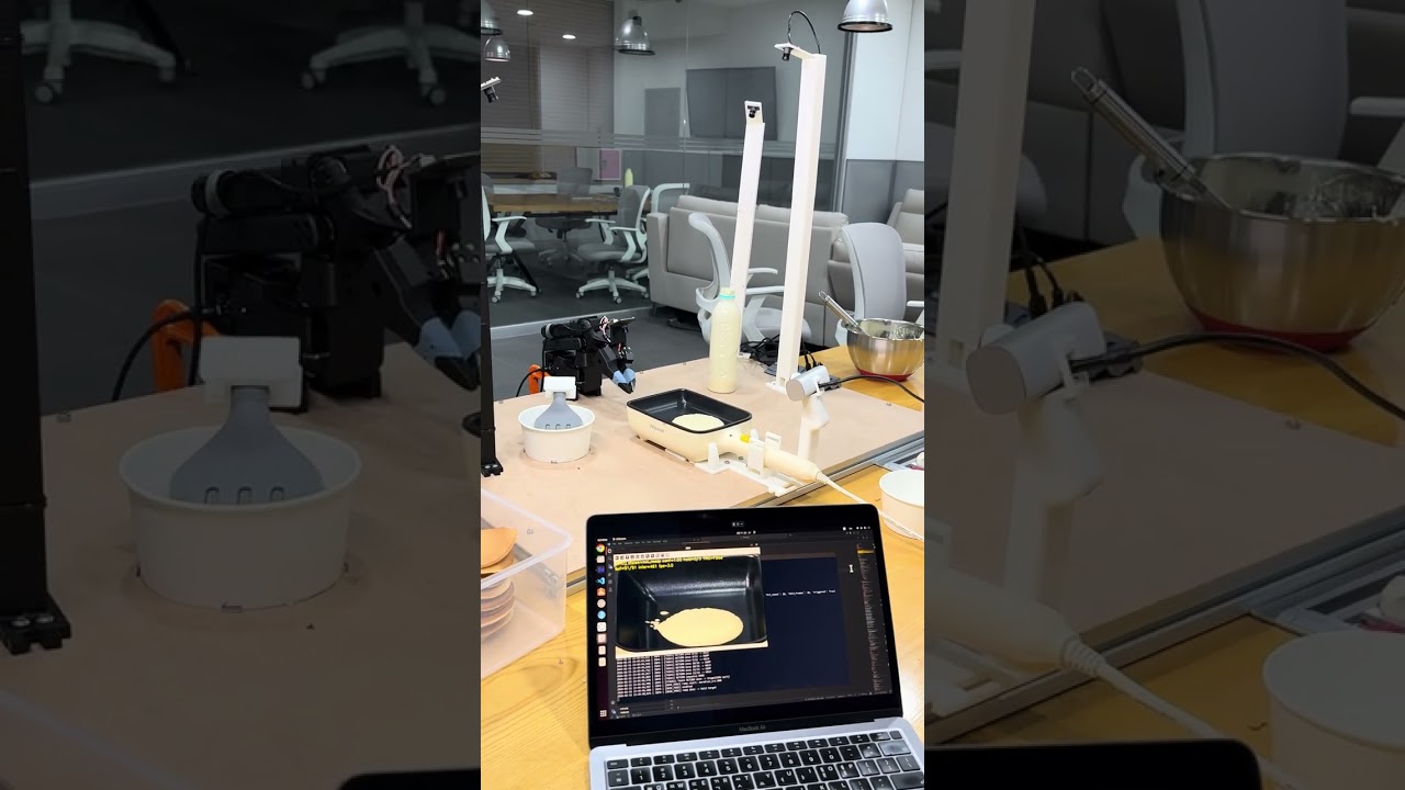 Panbot 🥞 | SO-ARM101 | Fully Autonomous (Raw Footage)