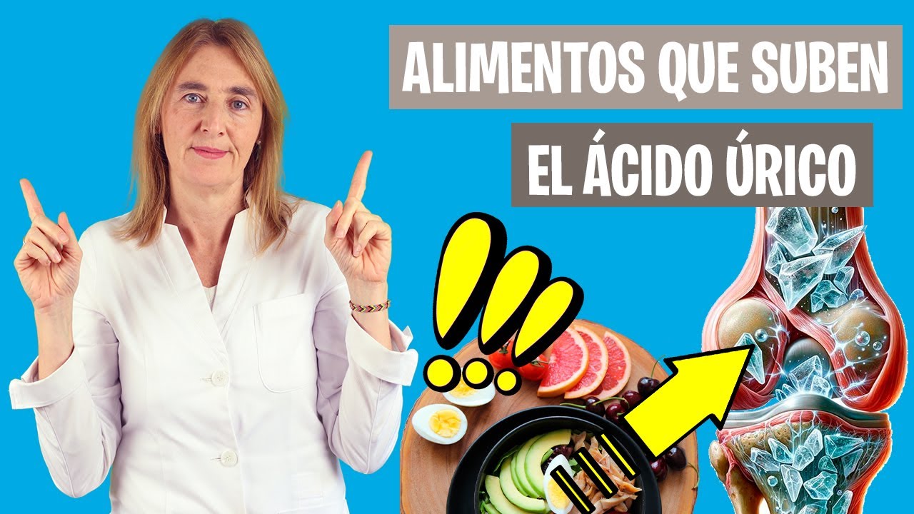 Estos ALIMENTOS suben tu ÁCIDO ÚRICO | Reduce tus valores de ácido úrico | Nutrición clínica