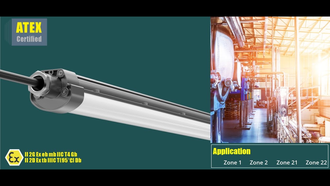 Elegence Series Linear Explosion Proof Led Lighting Fixtures