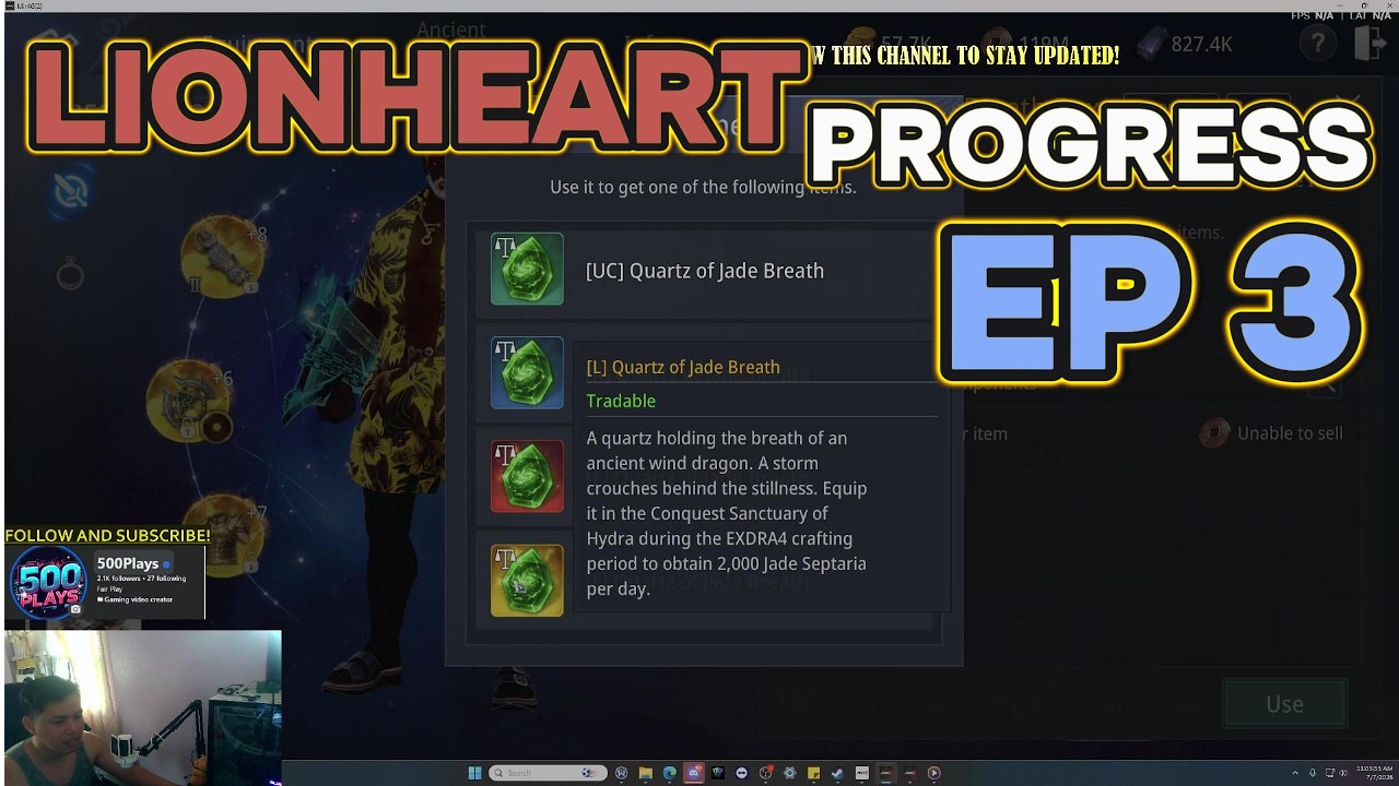 MIR4: EPISODE 3 LIONHEART PROGRESS