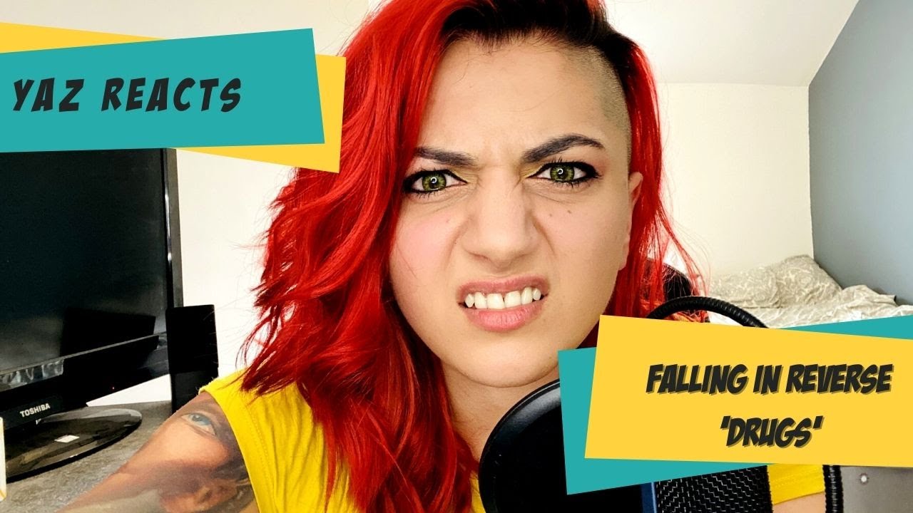 BRITISH GIRL REACTS TO Falling In Reverse - Drugs