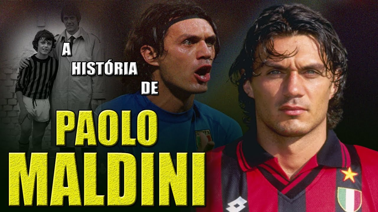 A HISTÓRIA de PAOLO MALDINI I MAIOR DEFENSOR de todos os TEMPOS!