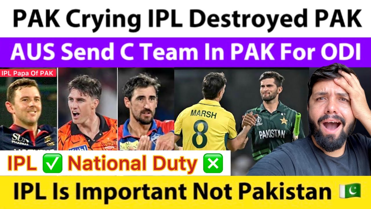 PAK Crying Due To IPL Australia C Team Coming Pakistan For 3 ODI Series 2026 | IPL Is Important