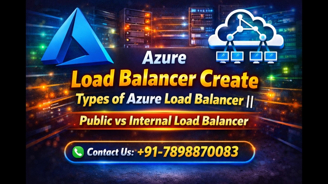 Azure load balancer create types of azure load balancer || public vs internal load balancer #azure