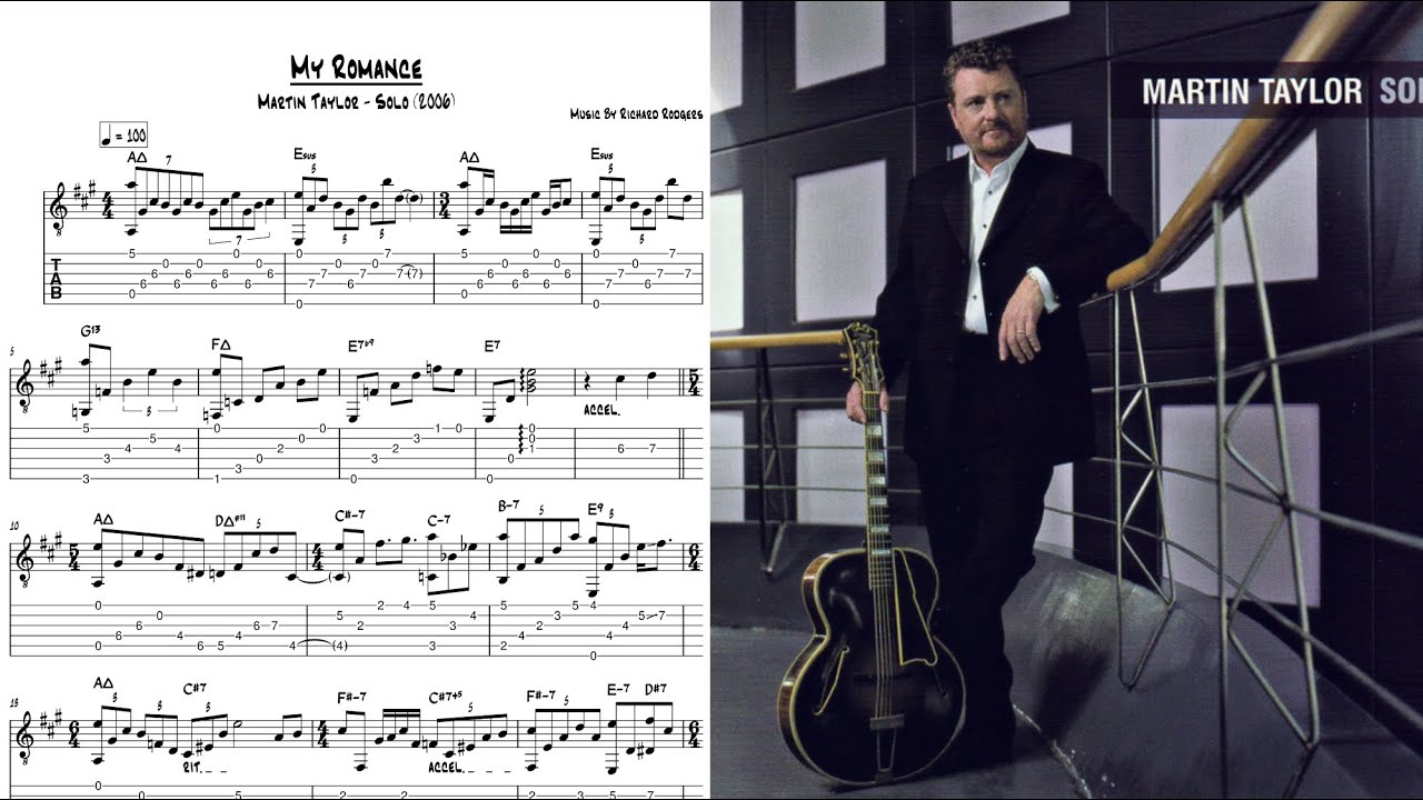 Martin Taylor - My Romance (Transcription)