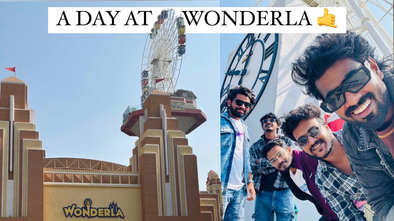 Crazy Fun at Wonderla with Friends | Water Rides & Roller Coasters | Hyderabad |