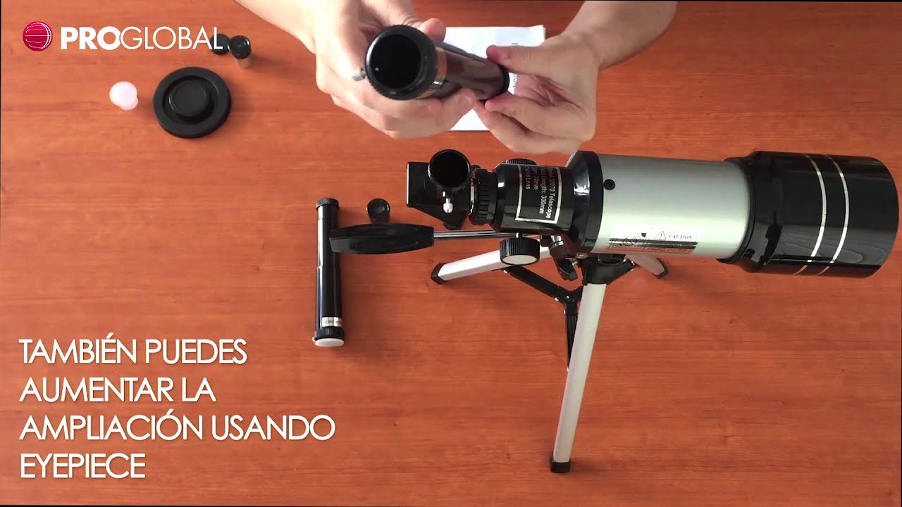 Como Armar Telescopio Astronómico Monocular 300x70 mm HD - Proglobal Chile
