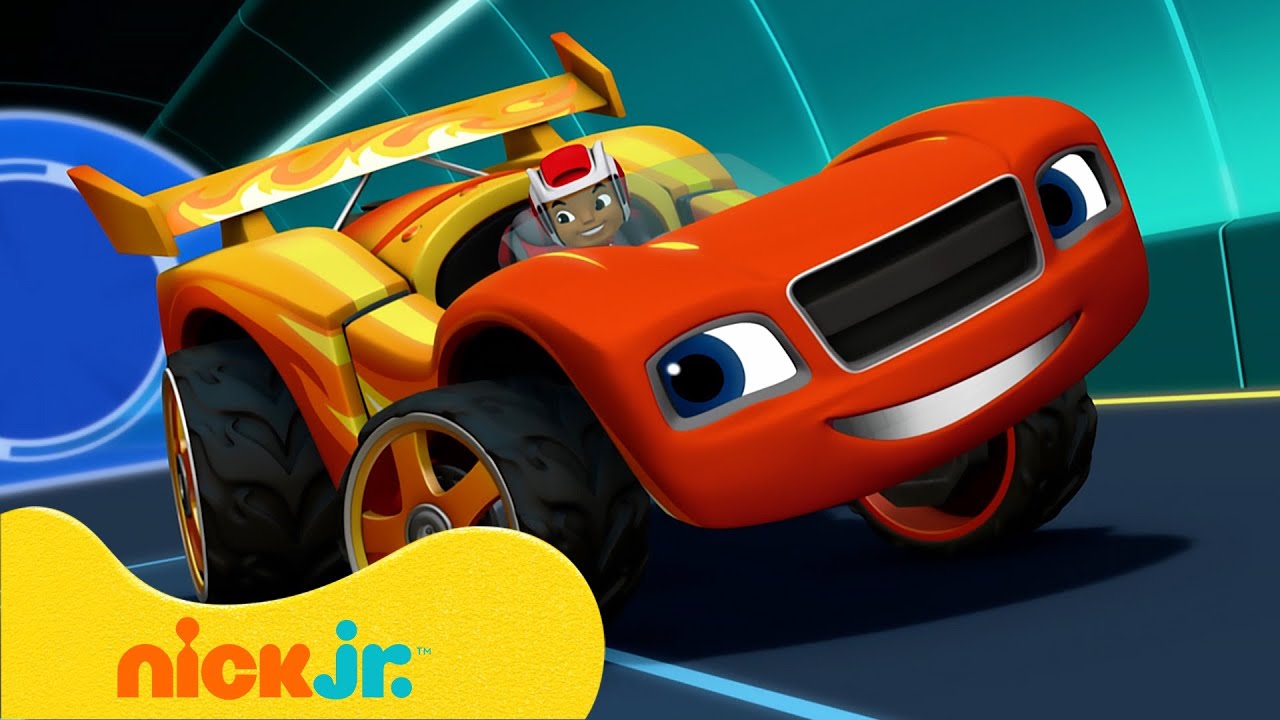Blaze en de Monsterwielen | Blaze transformeert in een raceauto | Met wetenschap! | Nick Jr.