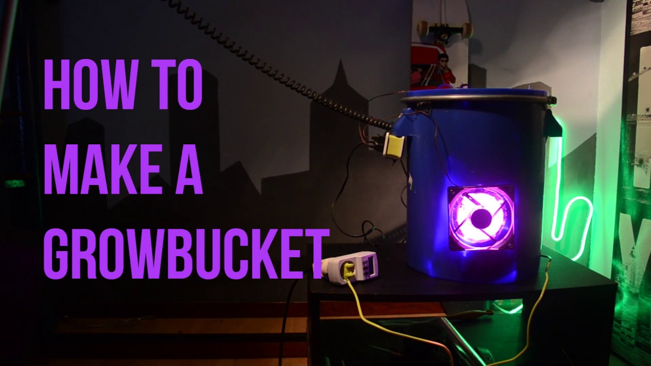 How To Make A: Small Indoor Grow Bucket EASY