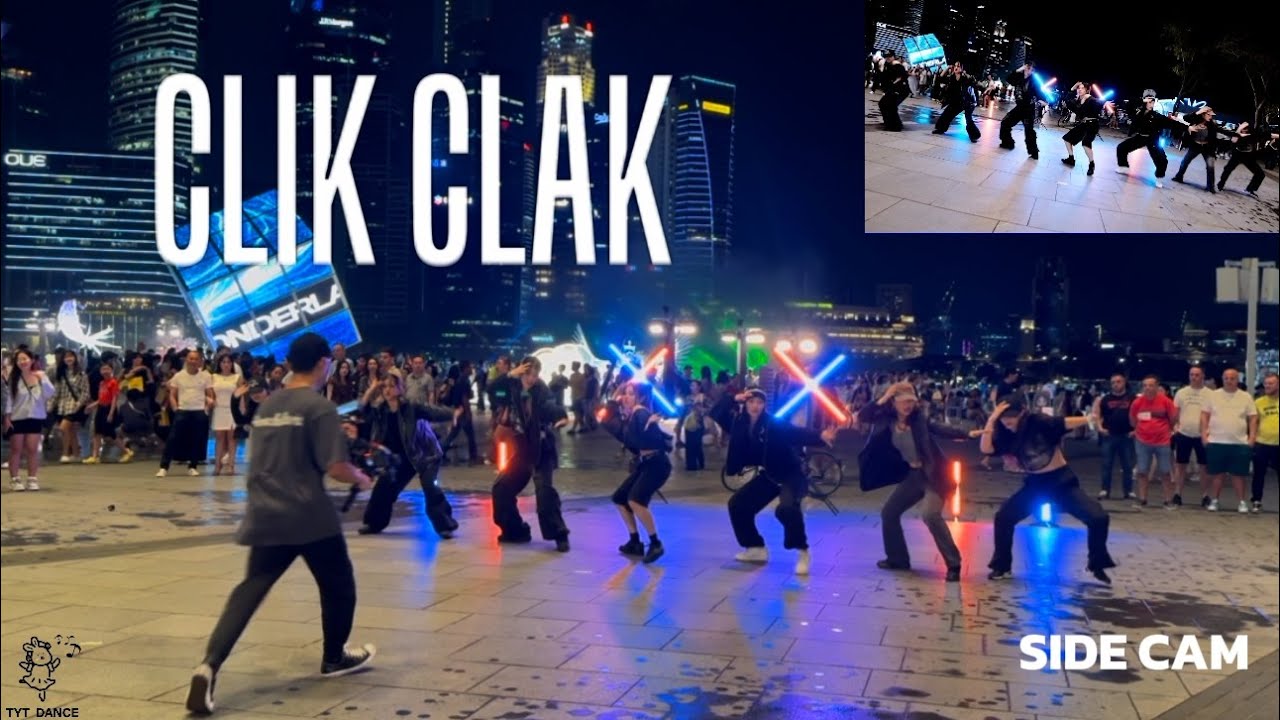 [DANCE IN PUBLIC | SIDE CAM] BABYMONSTER - CLIK CLAK in Singapore by TYT DANCE CREW