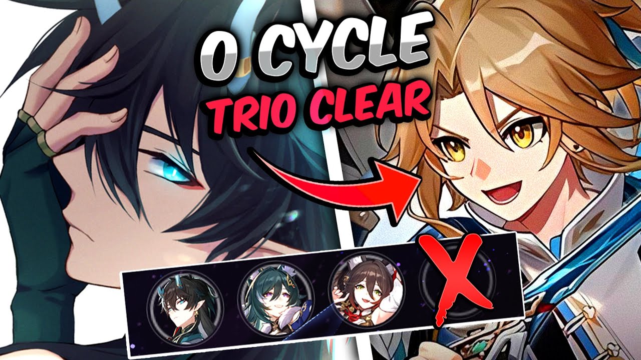 🐉0-Cycle with 3-Man Team vs Yanqing | Imbibitor Lunae E2S1 Memory of Chaos 6 | Honkai Star Rail 1.3