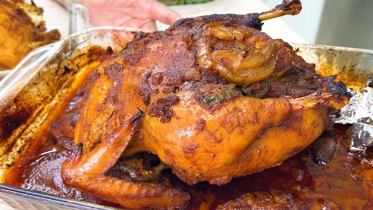 POLLO A LA MANZANA JUGOSO Y SUAVECITO PARA TU CENA🦃 DE NAVIDAD O DÍA DE ACCIÓN DE GRACIAS 🙏🏻🇲🇽