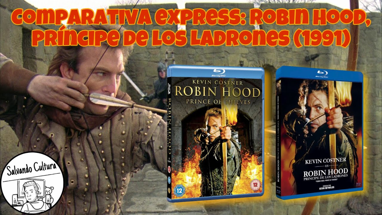 Comparativa Express: Robin Hood, príncipe de los ladrones (1991) | #unboxing #bluray #colaboración