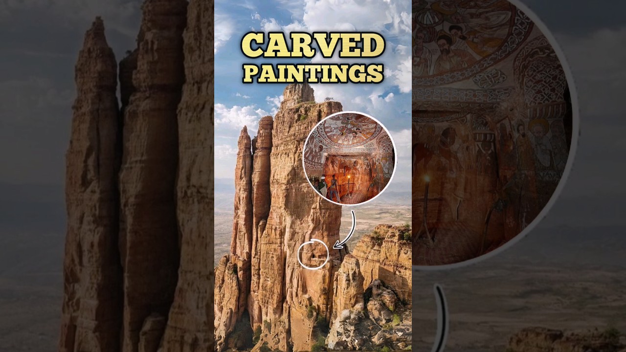 The Incredible Site of The Mountain Church #ethiopia #documentaries #history #painting #monotheistic