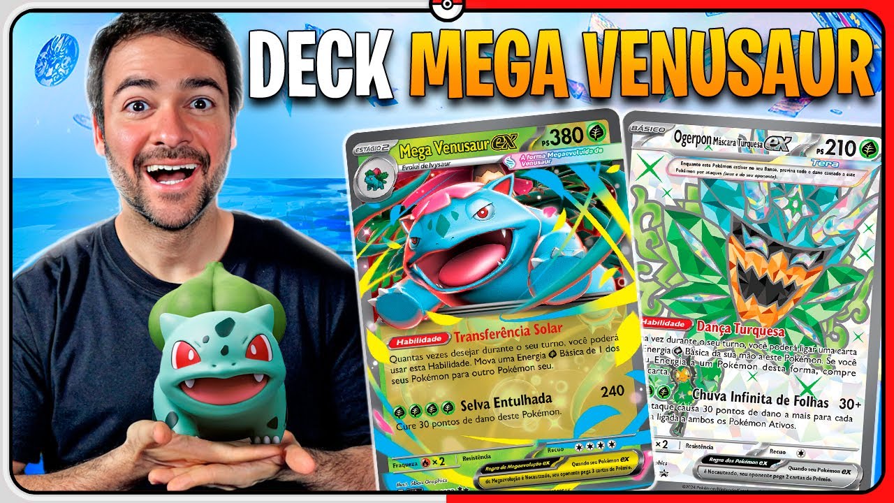 Deck do MEGA VENUSAUR fica MARAVILHOSO com ESSAS CARTAS