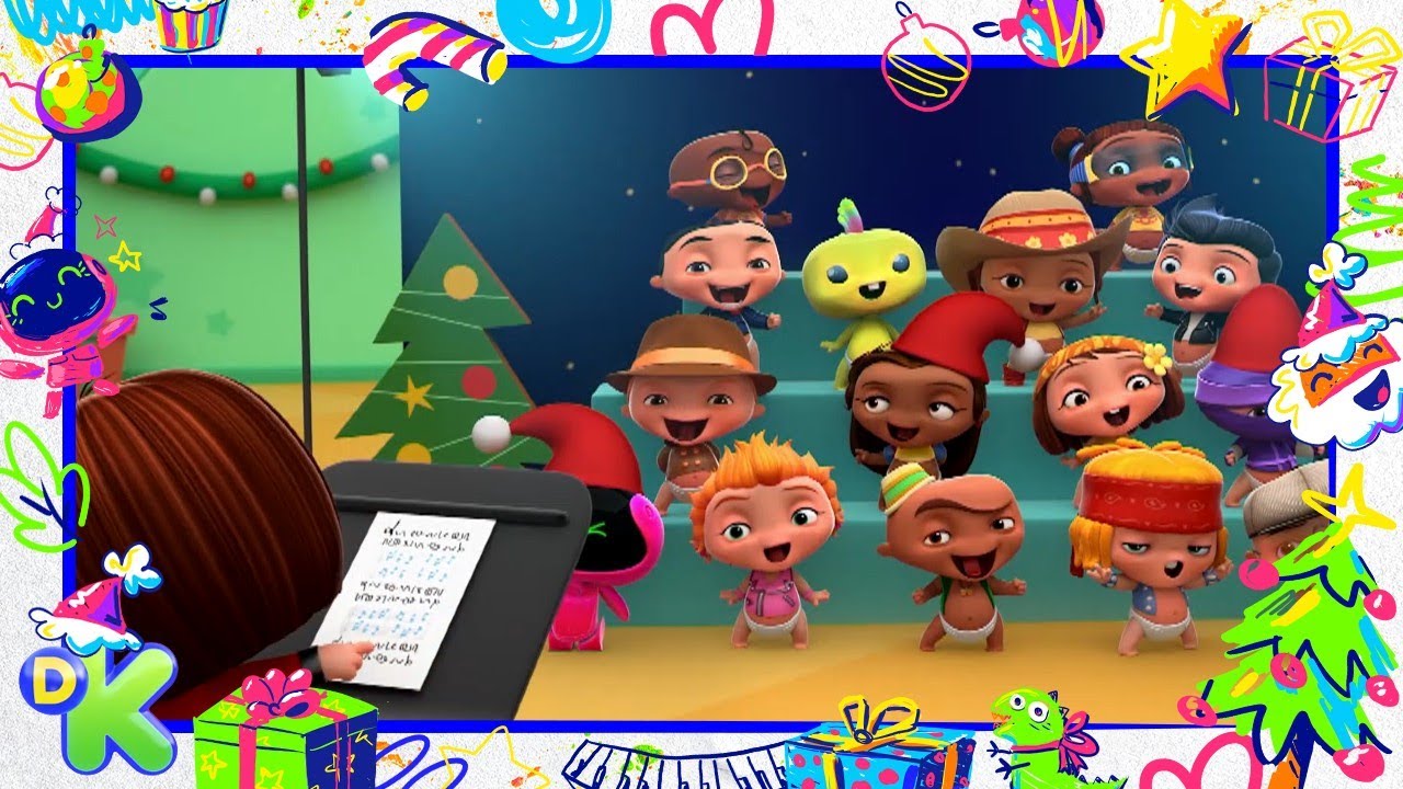 El mejor video navideño en la guardería Arcoíris | Mini Beat Power Rockers | DK Latinoamérica