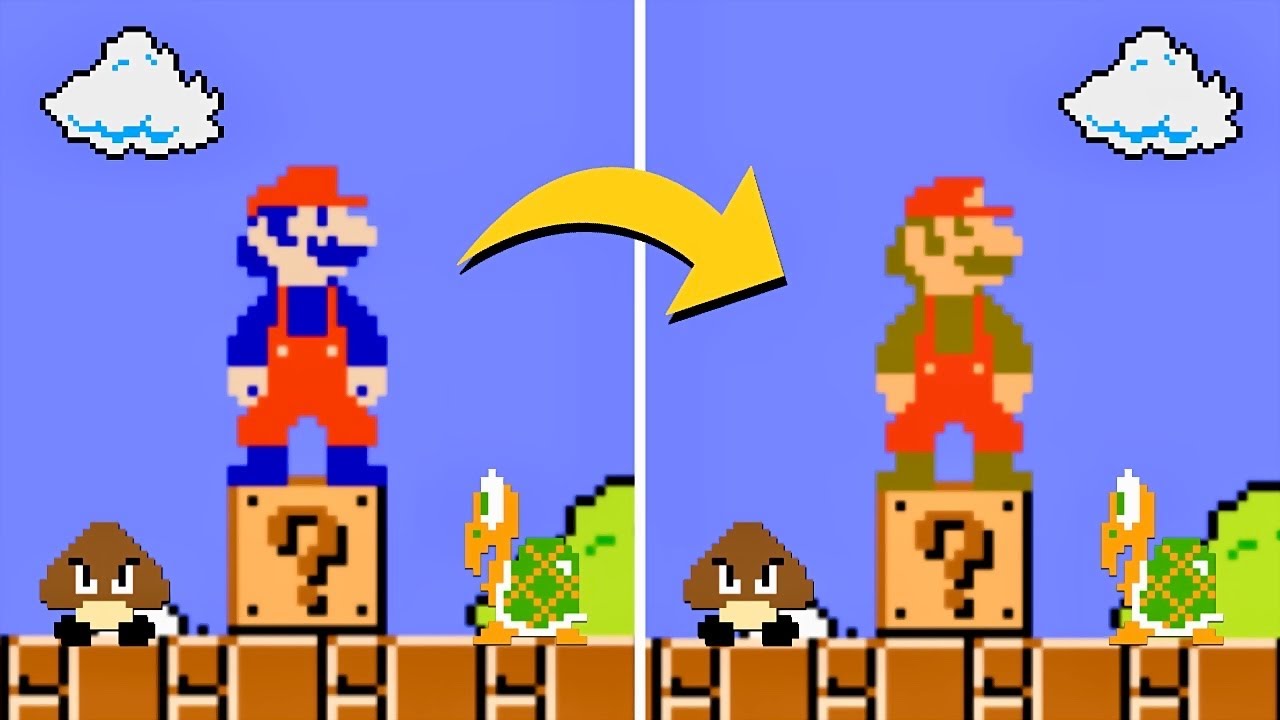 What if Jumpman was the Hero in Super Mario Bros. 1 (NES)