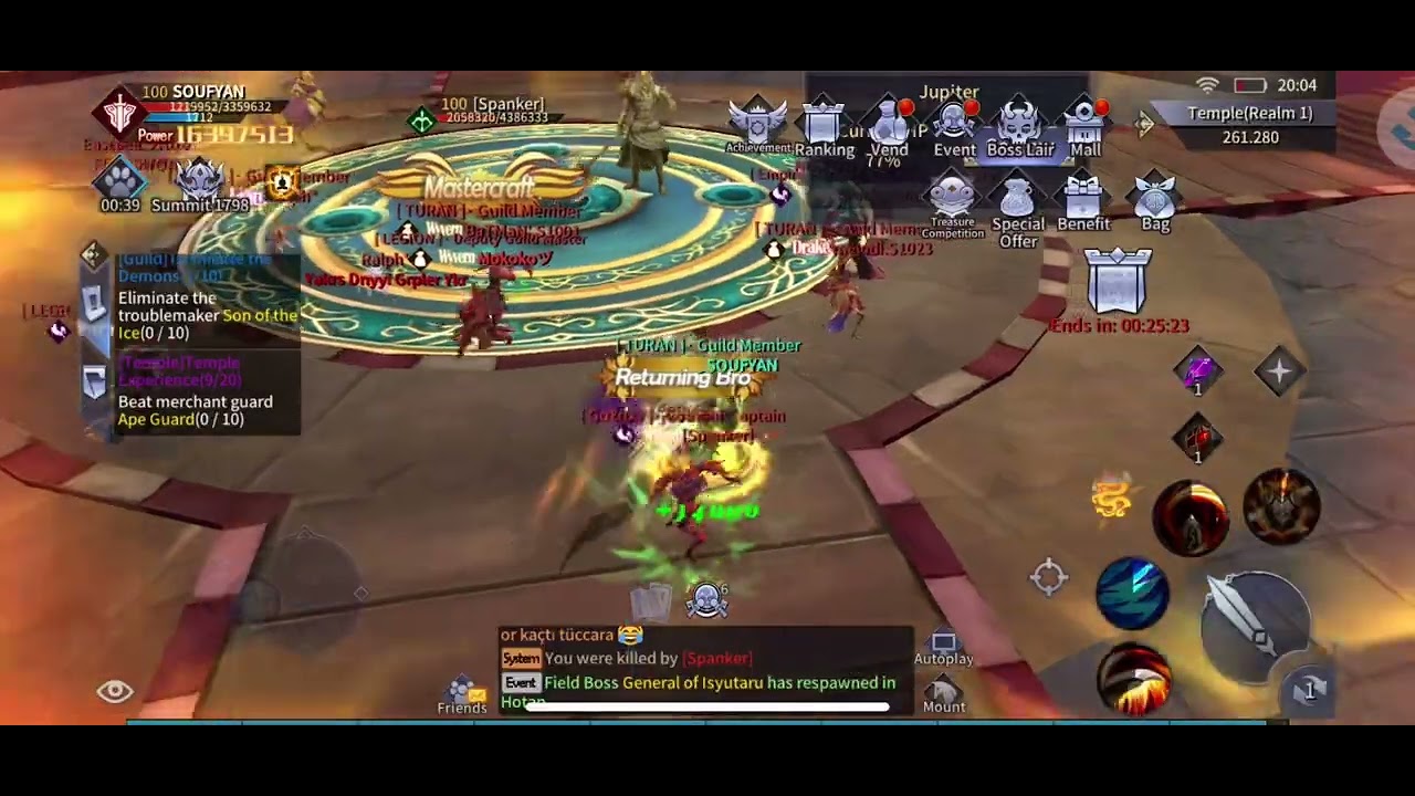Silkroad online mobile game...21m power useless dead vs 16m