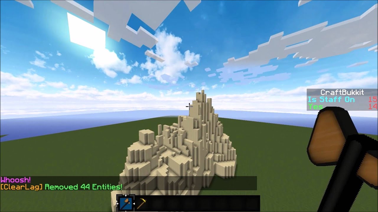 how to make a mountain with world edit ( easy tutorial)