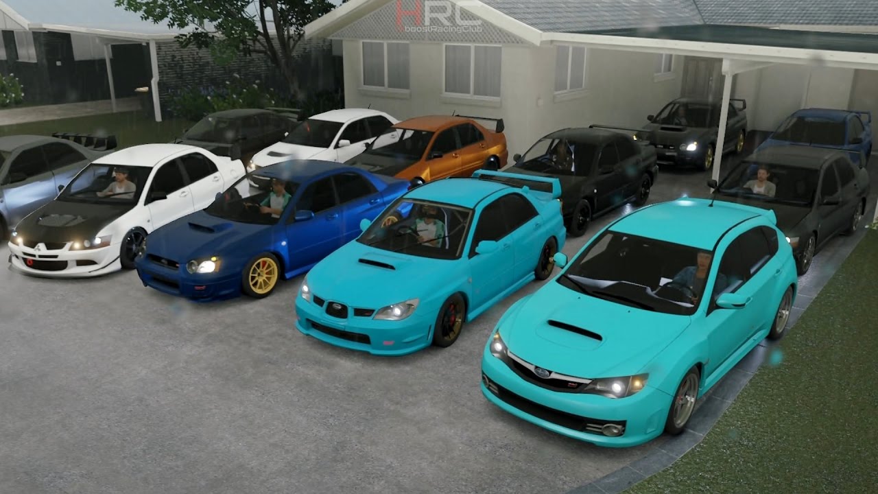 Forza Horizon 3 | Evo vs STi Meet | 500+HP '04 WRX STi | 1/4 Mile Street & Airstrip Drags & More