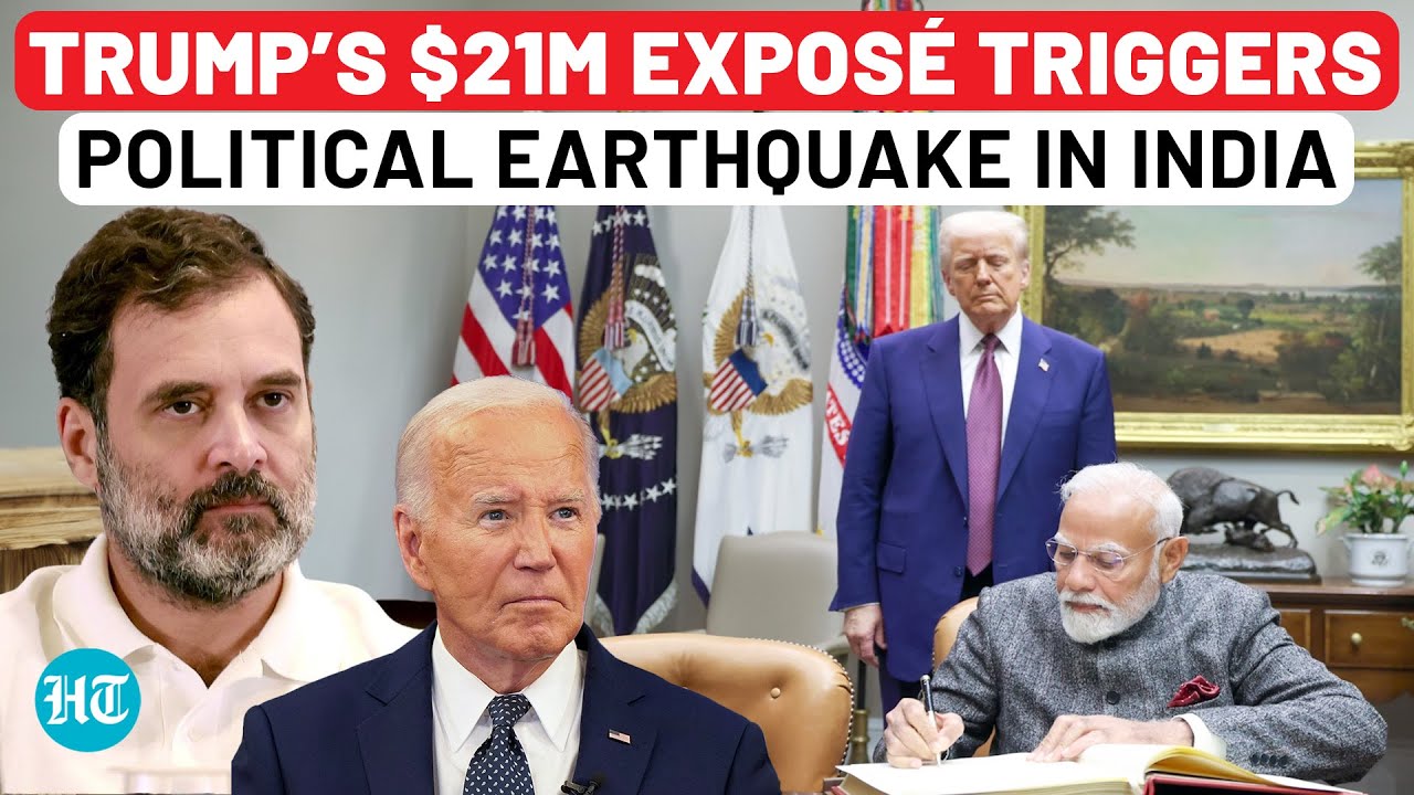 India&rsquo;s Political Storm Explodes As Trump Exposes $21M USAID &lsquo;Scam&rsquo;, BJP & Congress in All-Out War