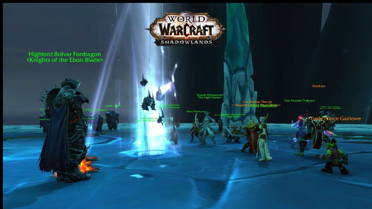 Shadowlands Intro - Into the Maw - Bolvar's Plan