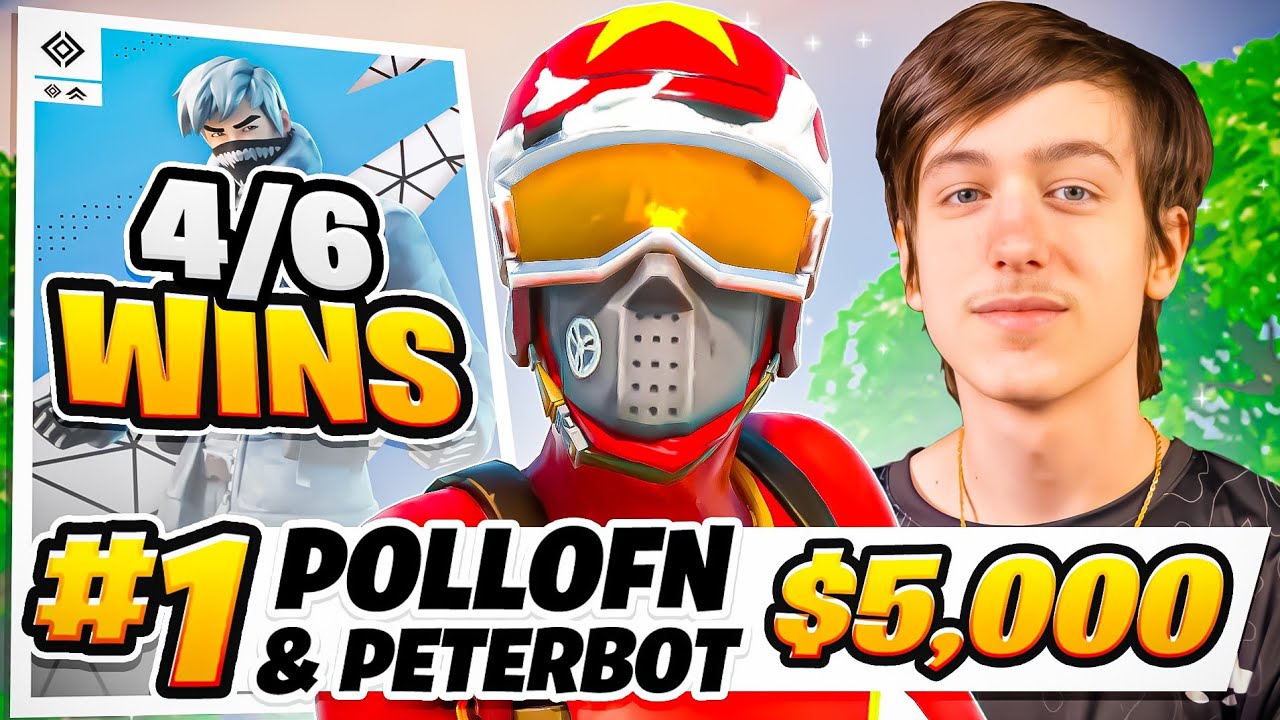 1-е место в финале Duo Cash Cup, $5000 (4/6 побед) 🏆 с @PeterbotFN | Pollo